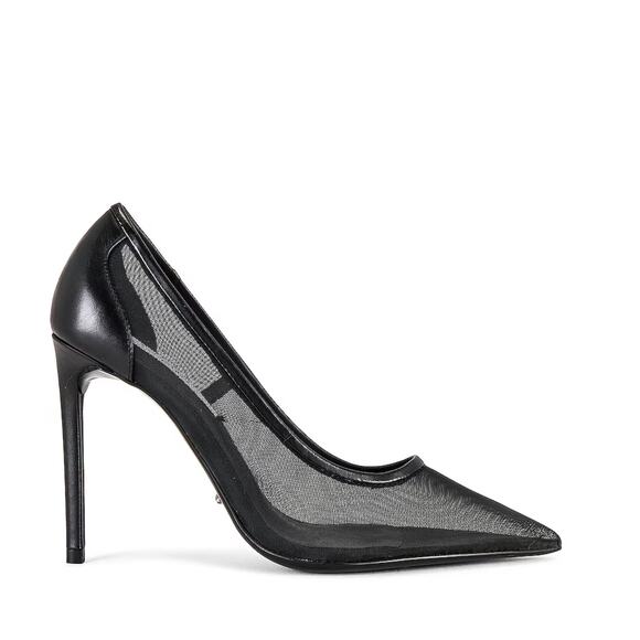 Tony Bianco Apex Pump in Black Mesh EUC Size 8